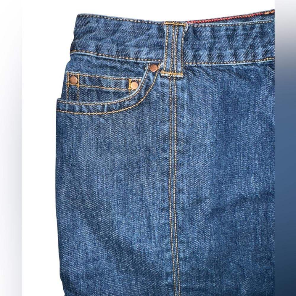 Tommy Hilfiger Vintage Denim Low Rise A-Line Skirt, Size 4 - Picture 4 of 9